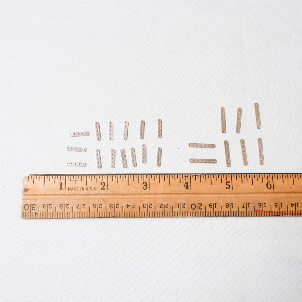 New - Group of 22 Sterling Silver Separator bars - 2 sizes